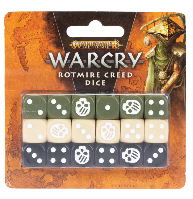 Warcry: Rotmire Creed Dice