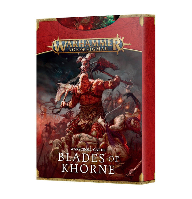 Warsscoll Cards: Blades of Khorne (3rd Edition)